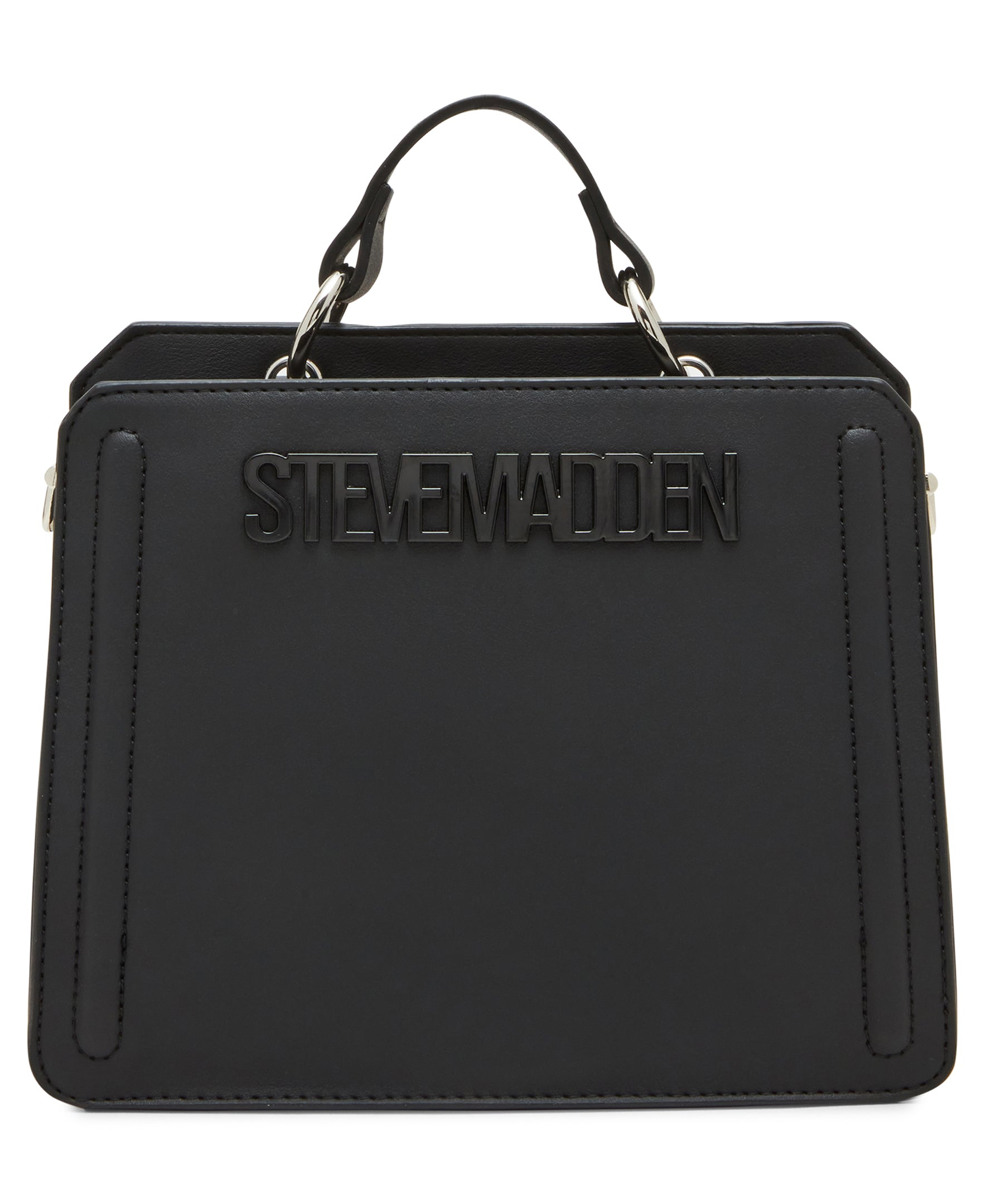 BEVELYN-MY BLACK TOP HANDLE BAG