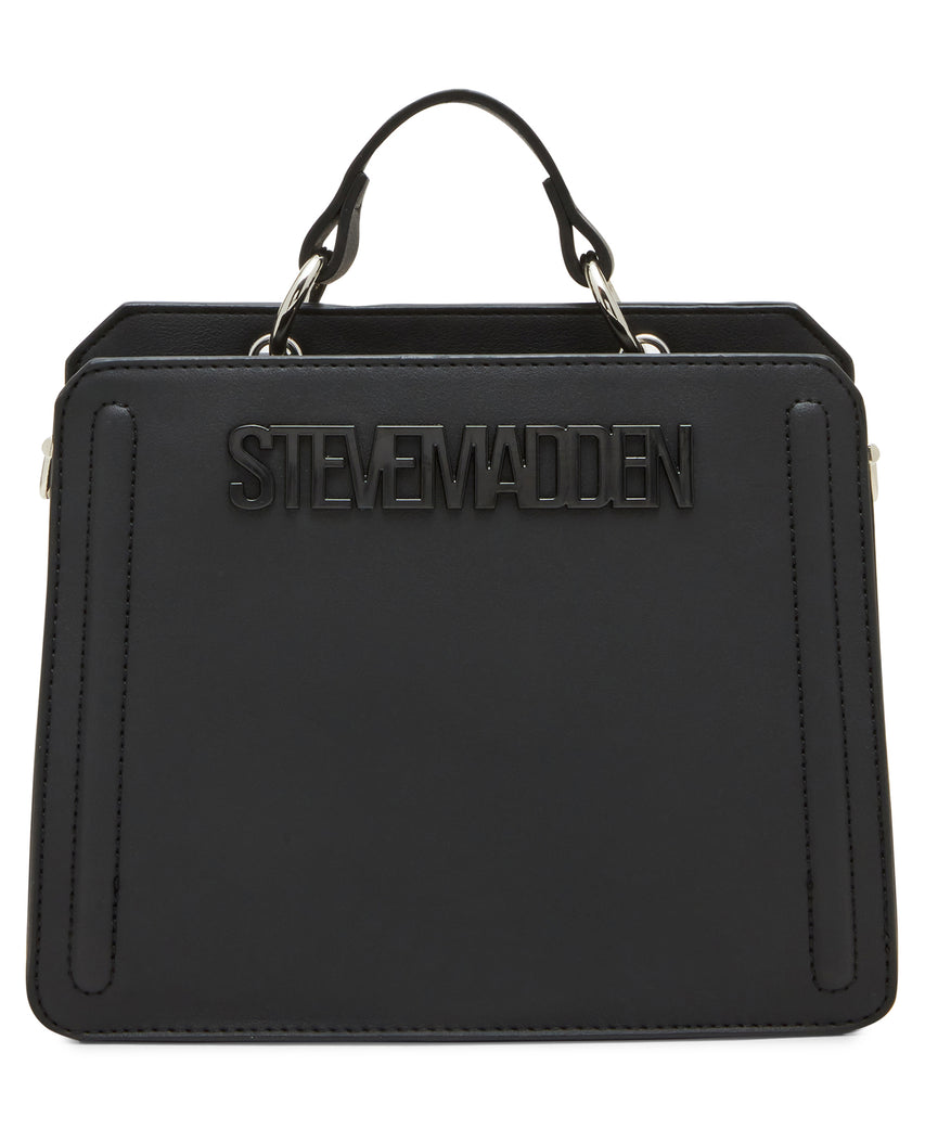 BEVELYN-MY BLACK TOP HANDLE BAG