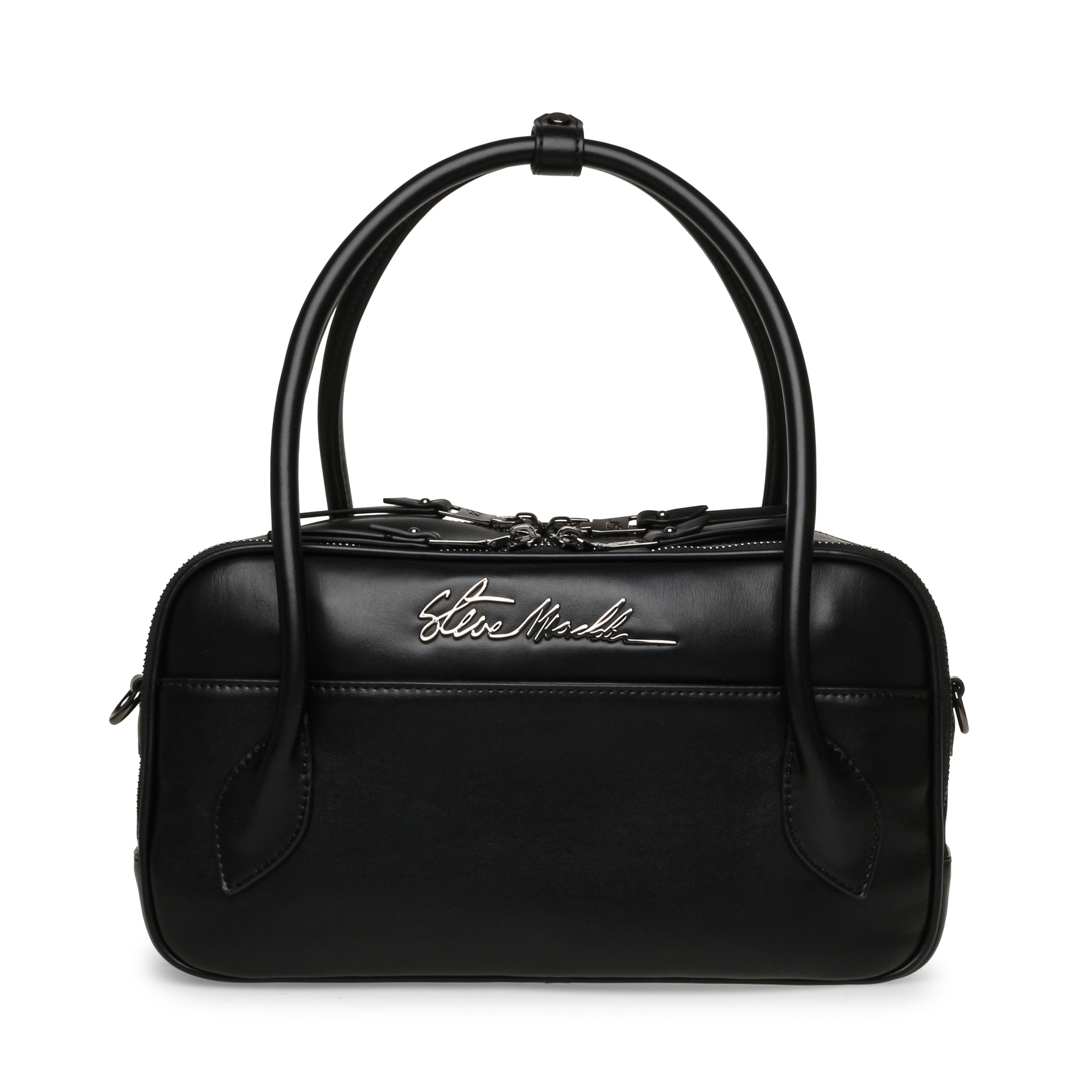 BFATALE BLACK/GUNMET TOP HANDLE BAG