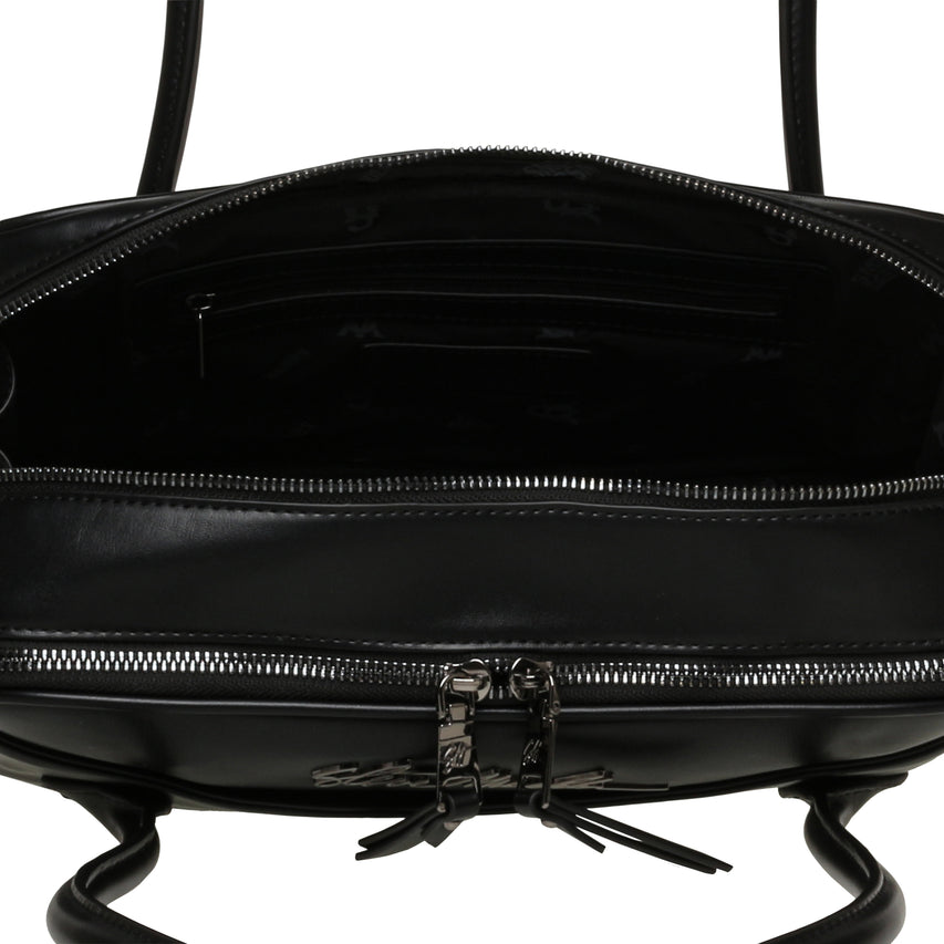 BFATALE BLACK/GUNMET TOP HANDLE BAG - view 5