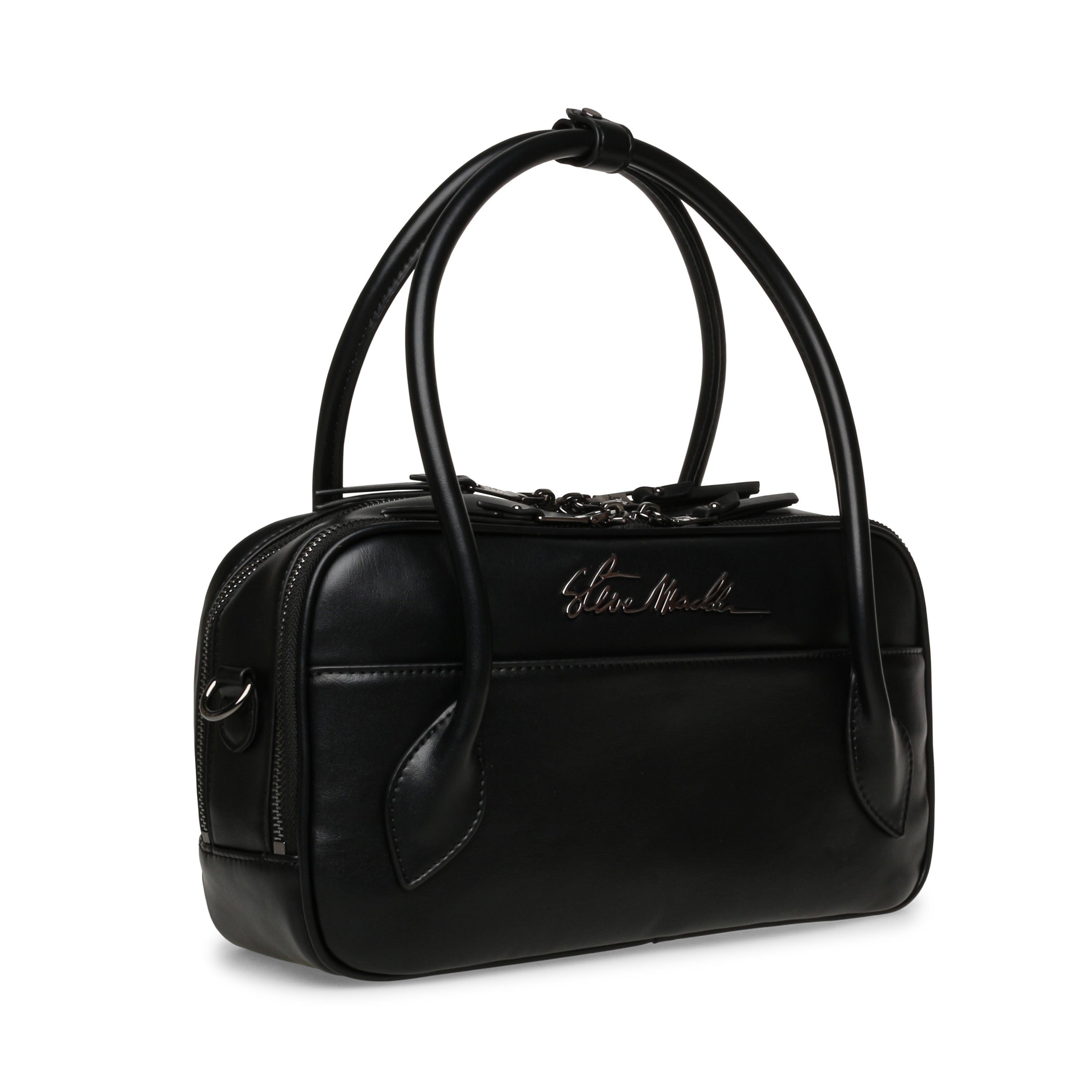 BFATALE BLACK/GUNMET TOP HANDLE BAG - view 2