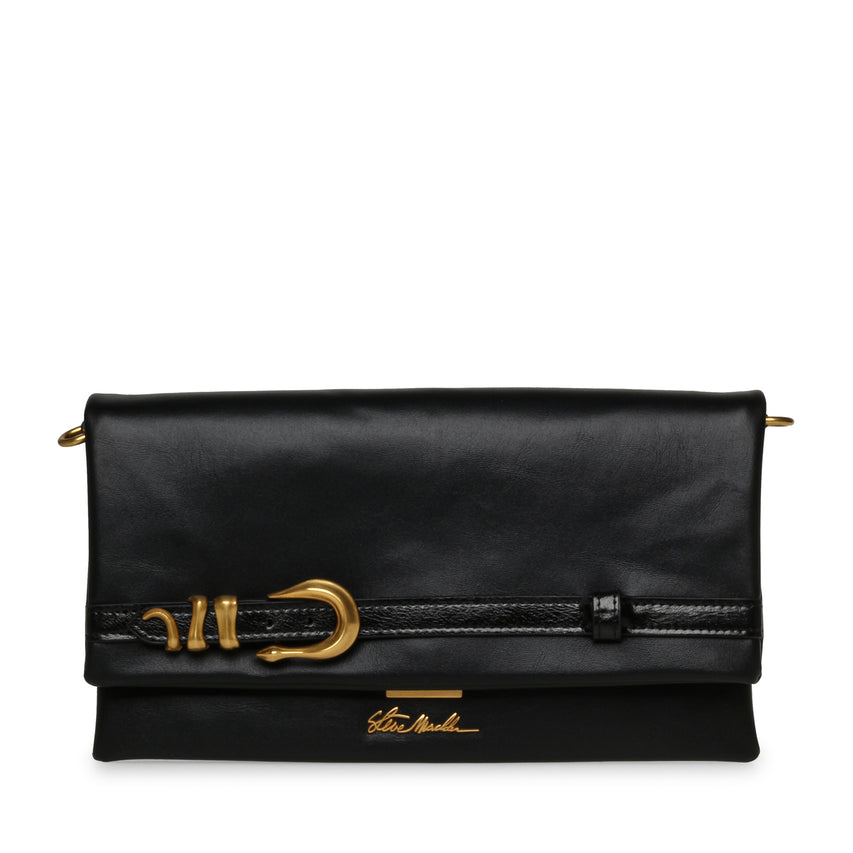 BFRESH BLACK/GOLD CLUTCH BAG