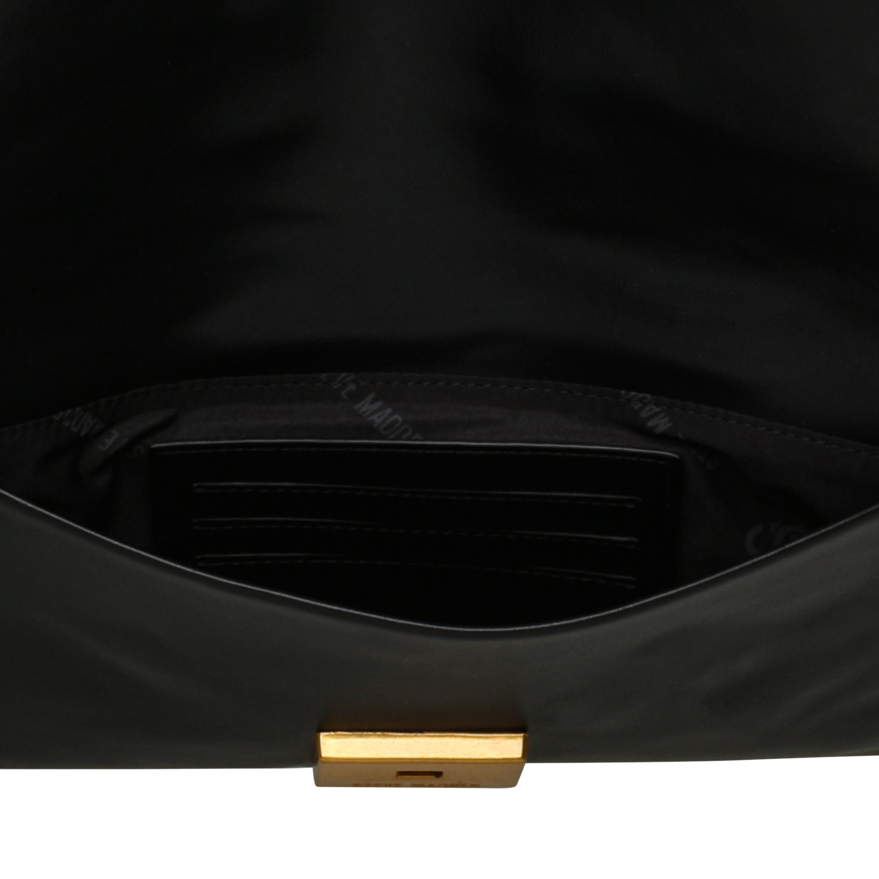 BFRESH BLACK/GOLD CLUTCH BAG