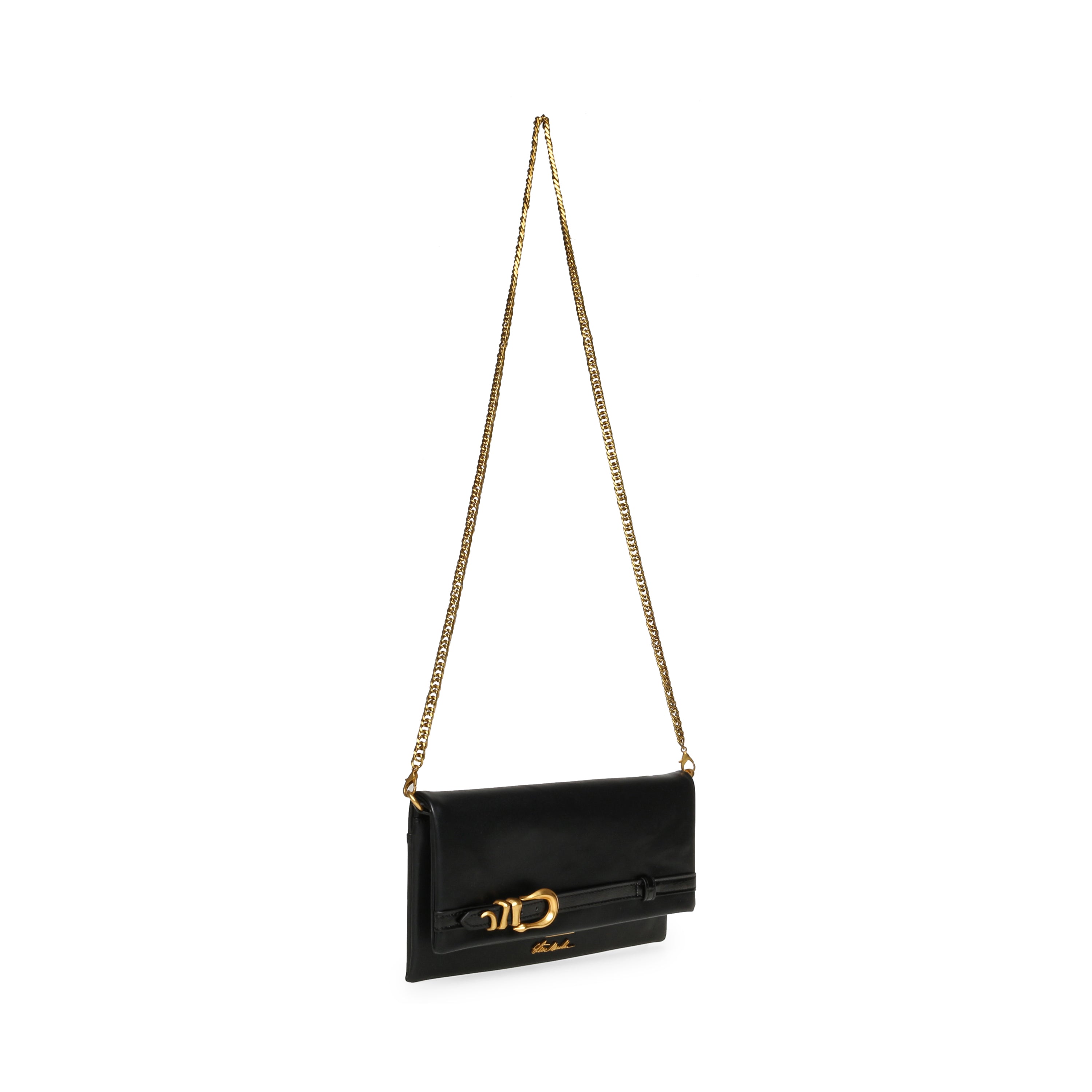 BFRESH BLACK/GOLD CLUTCH BAG