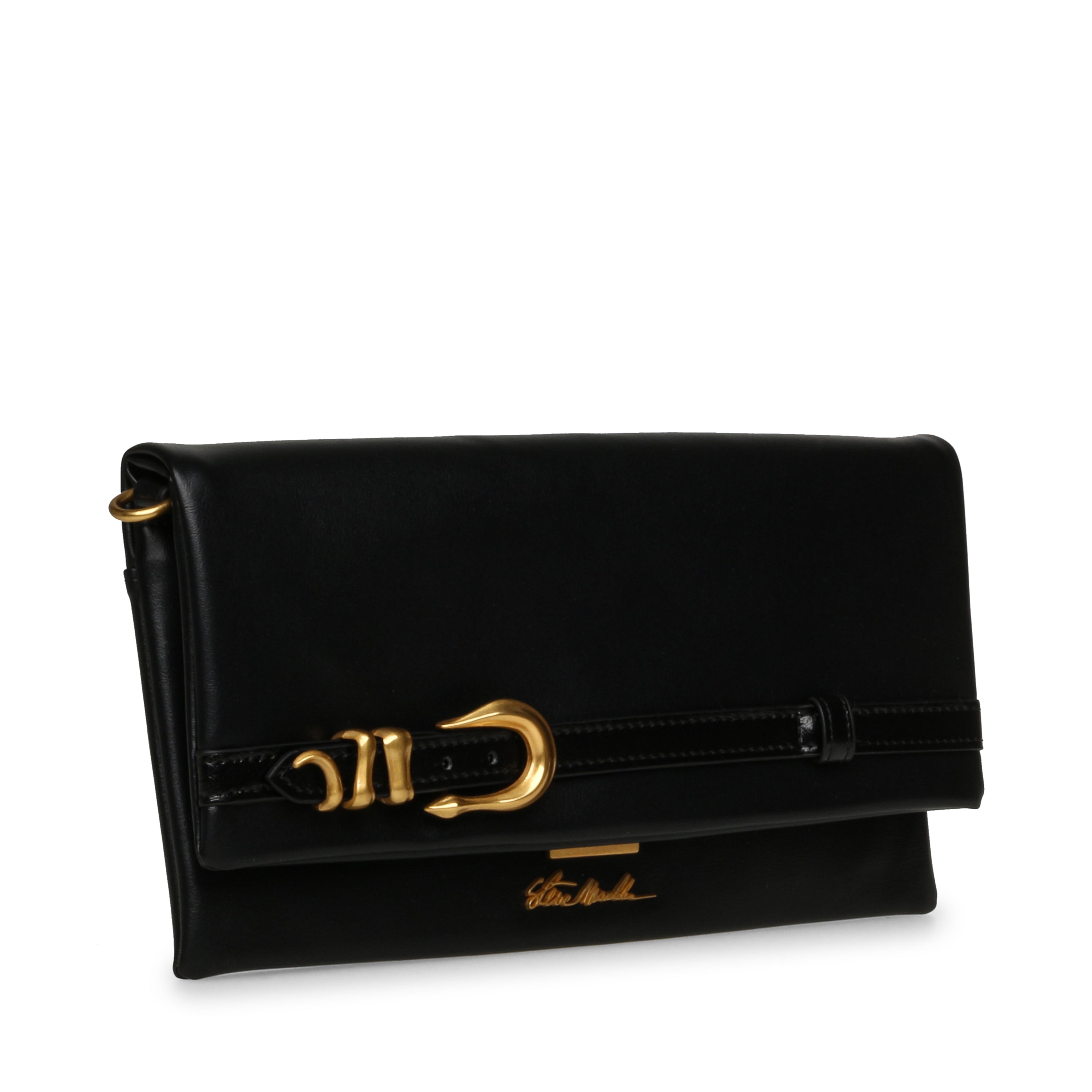 BFRESH BLACK/GOLD CLUTCH BAG
