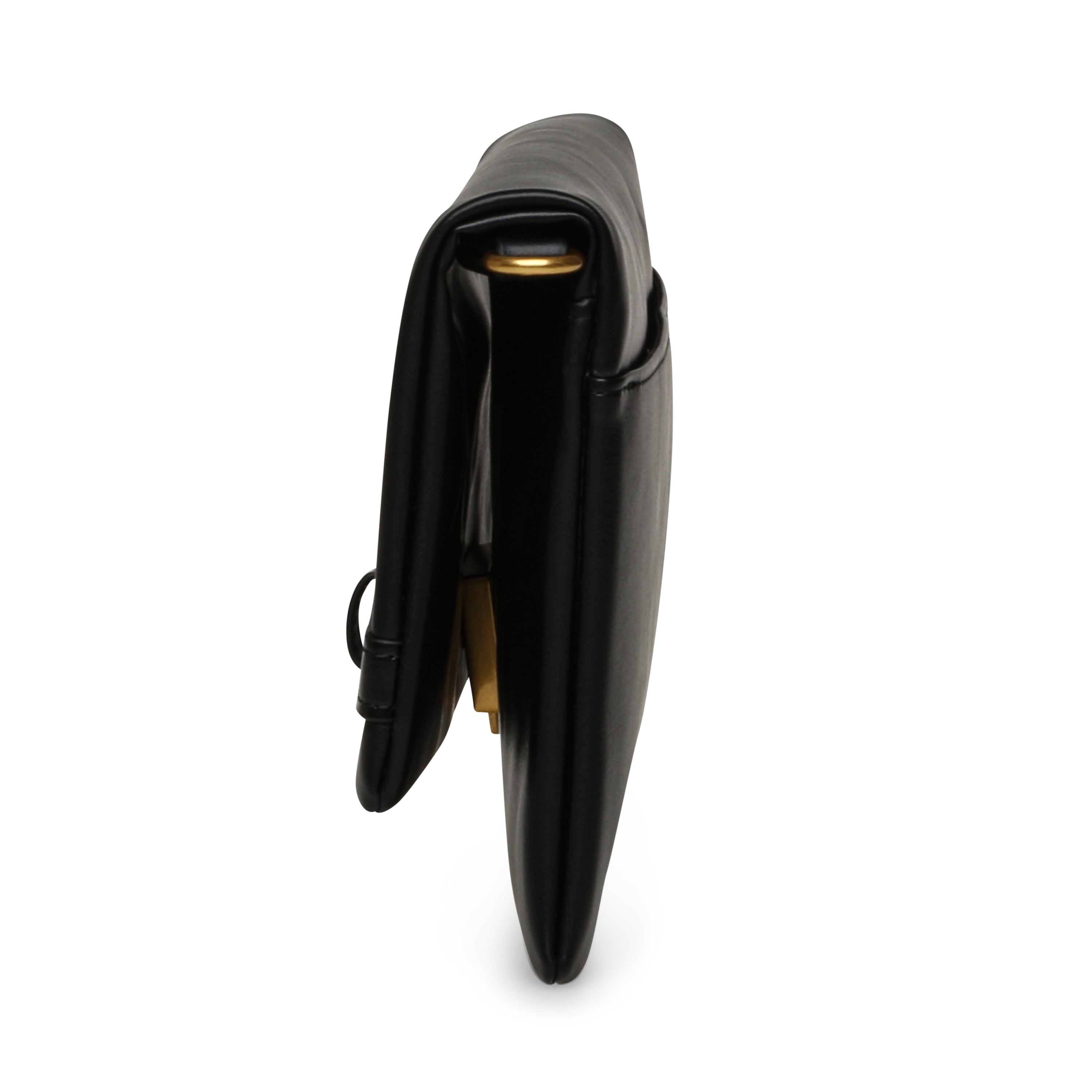 BFRESH BLACK/GOLD CLUTCH BAG