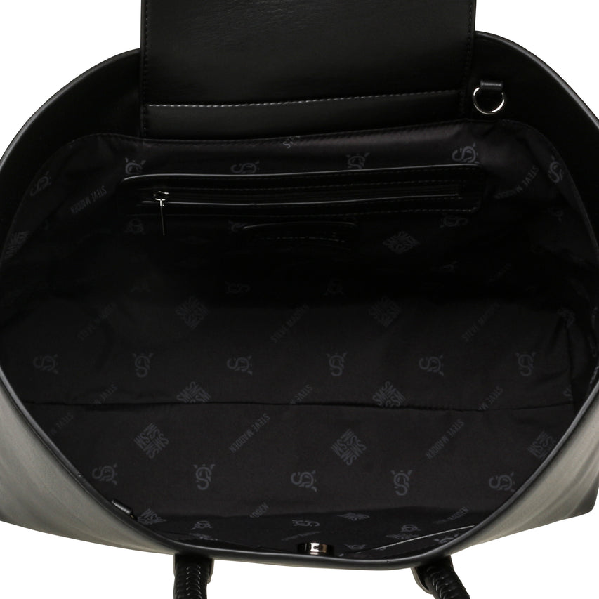 BGINO BLK/GUNMET TOTE BAG - view 3