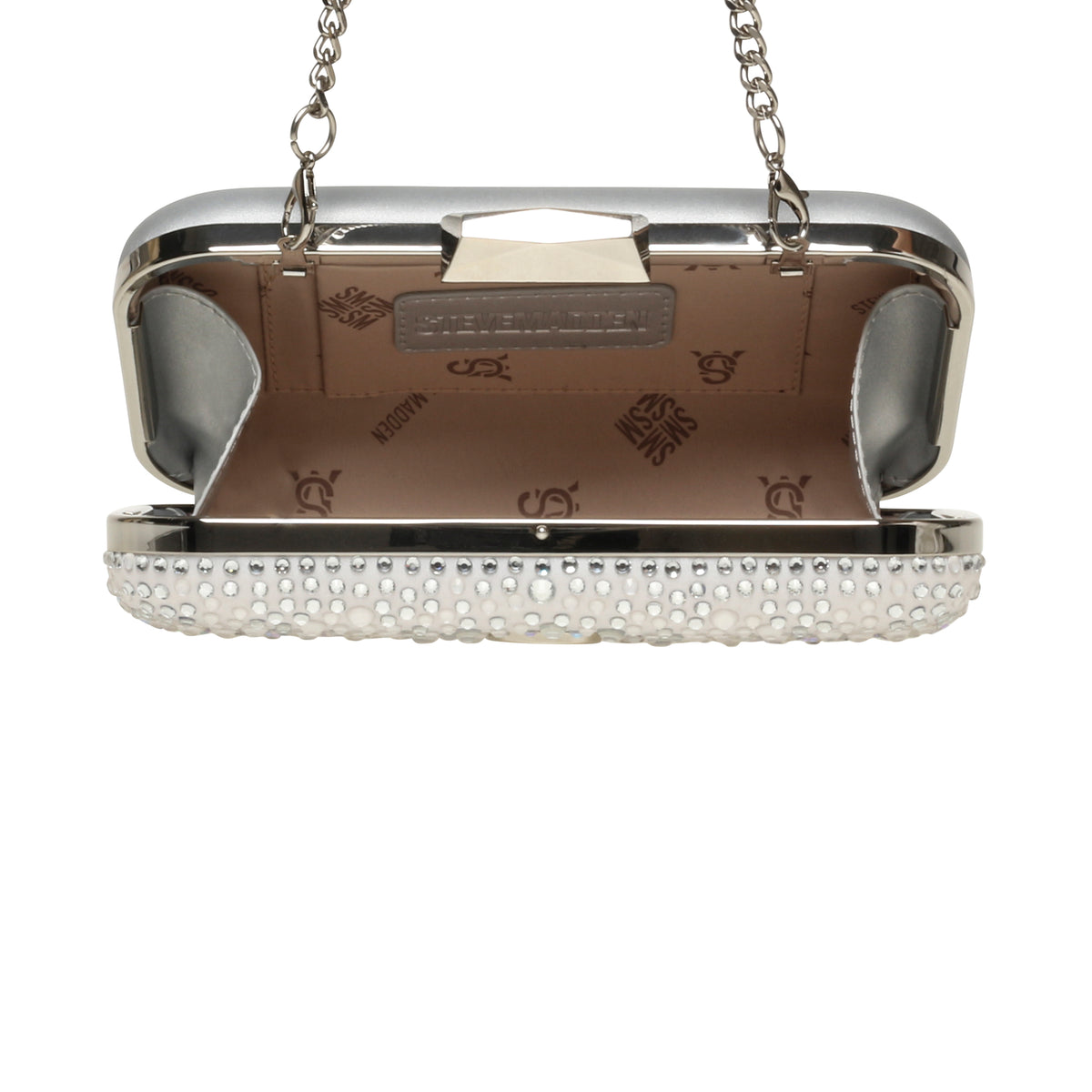 BGLIMOR SILVER CLUTCH BAG - view 6