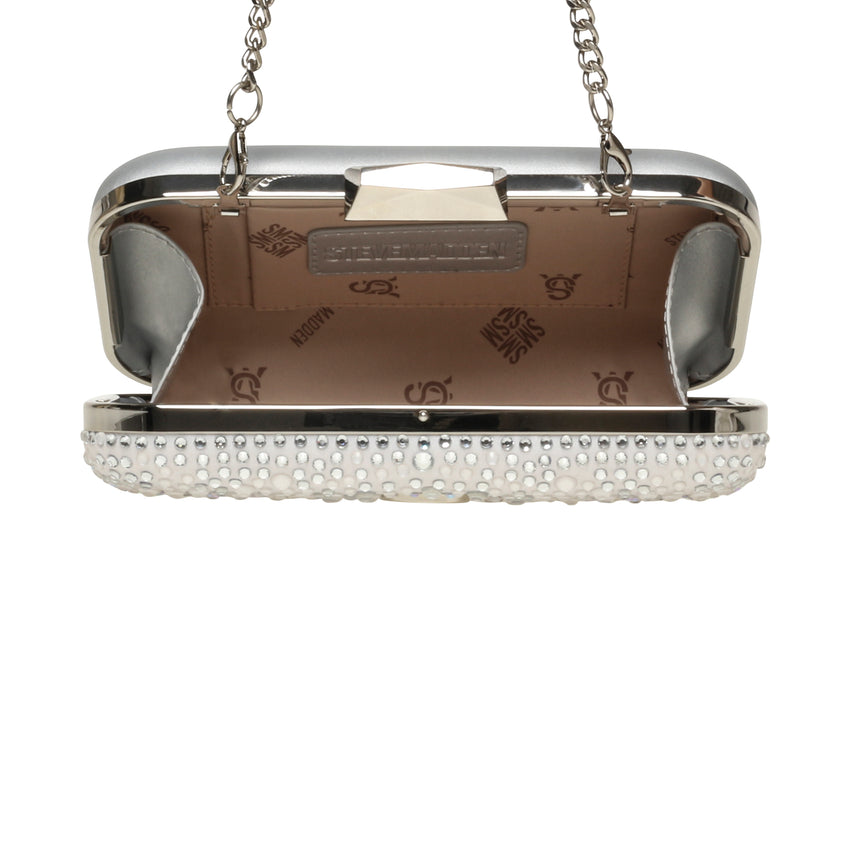 BGLIMOR SILVER CLUTCH BAG - view 6