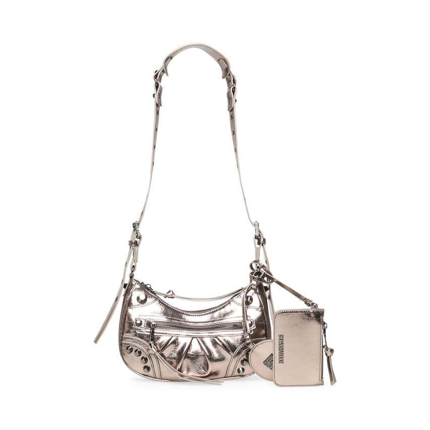 BGLOWING GUNMETAL CROSSBODY BAG