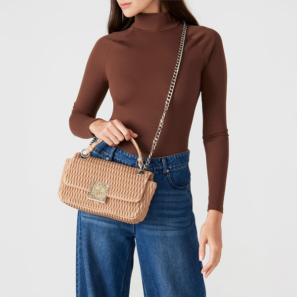 BHAYES BEIGE SHOULDER BAG- Hover Image