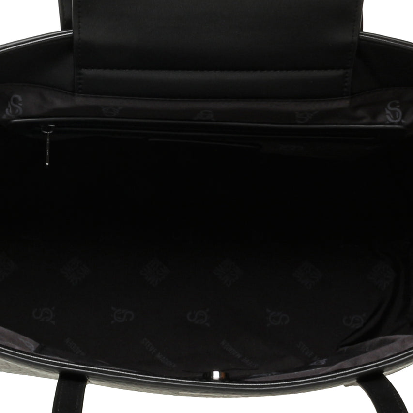 BHELENE BLK/GUNMET TOTE BAG - view 5