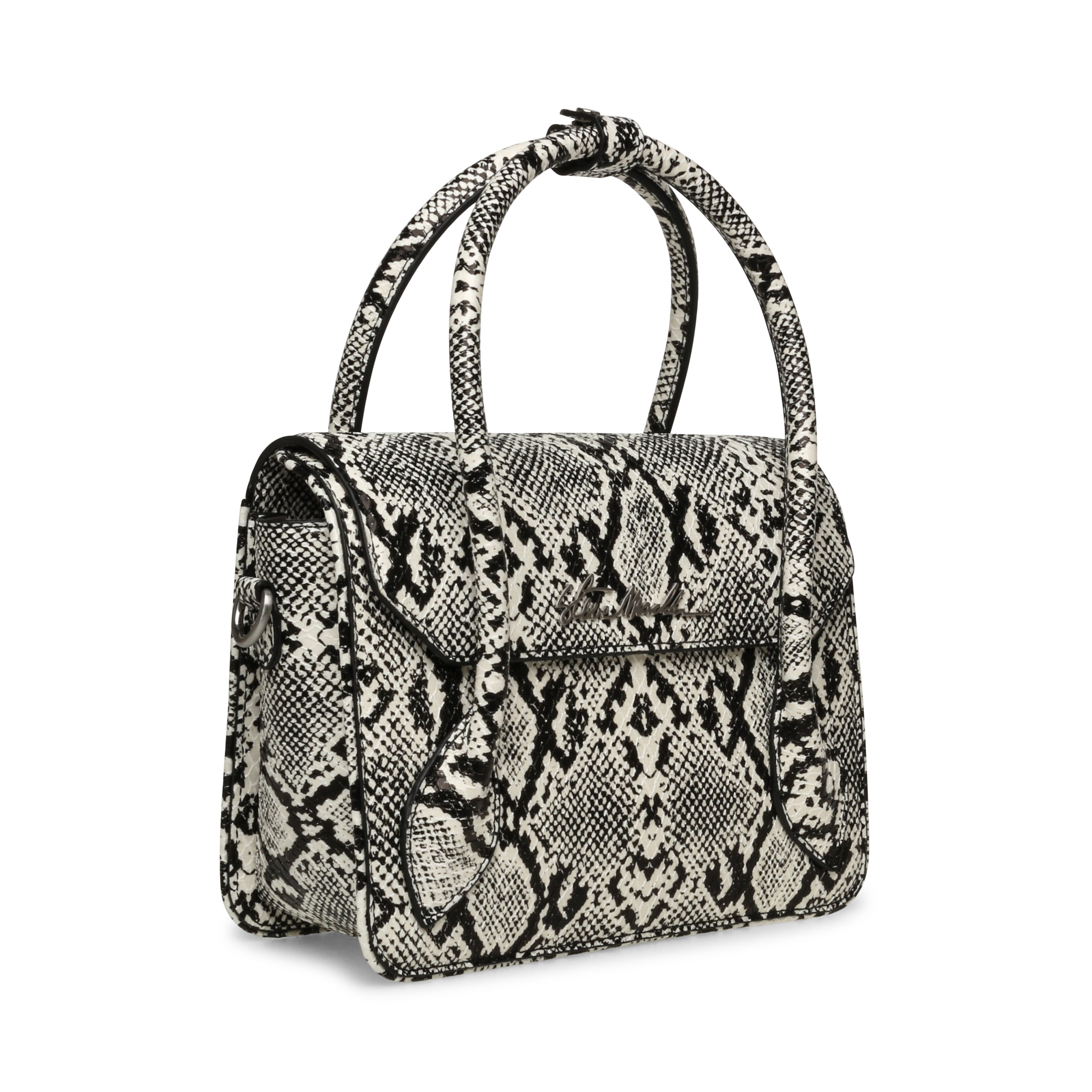 BHEX-E BLACK\WHITE TOP HANDLE BAG - view 2