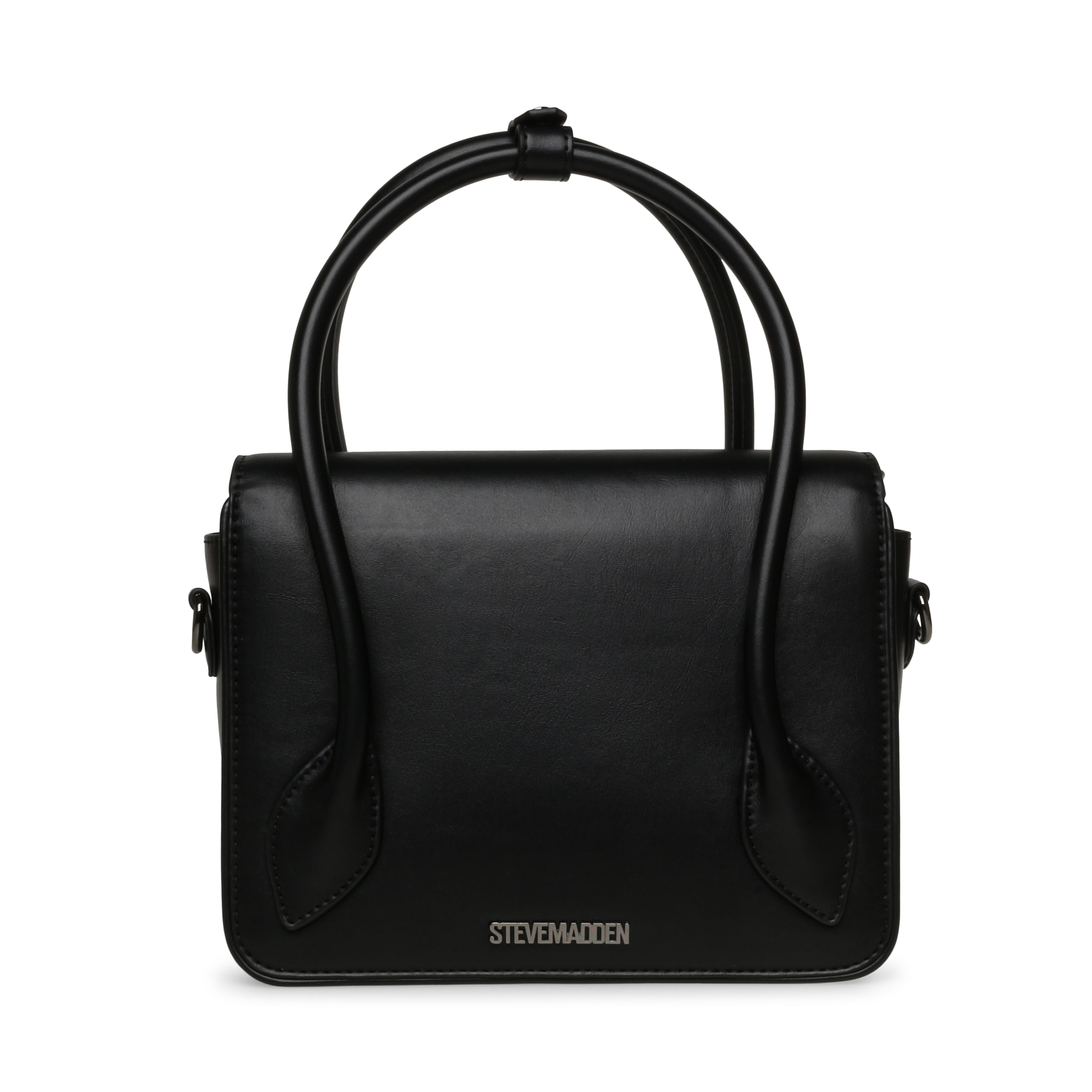 BHEX BLACK/GUNMET TOP HANDLE BAG - view 4