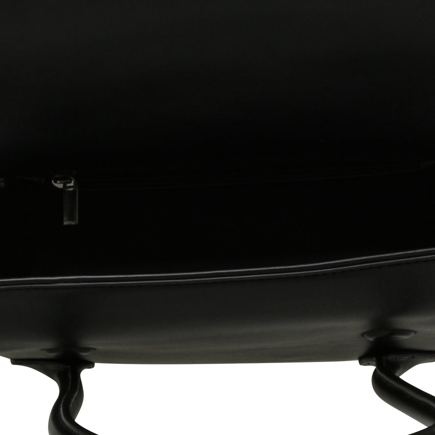 BHEX BLACK/GUNMET TOP HANDLE BAG - view 5