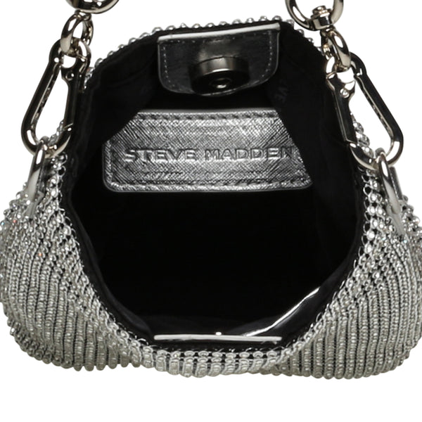 BINDRA BLACK/SILVER CROSSBODY BAG