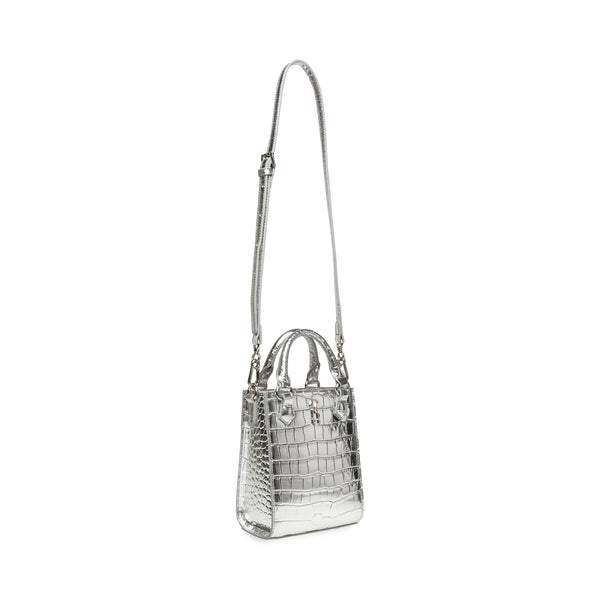 BINESSA SILVER TOP HANDLE BAG