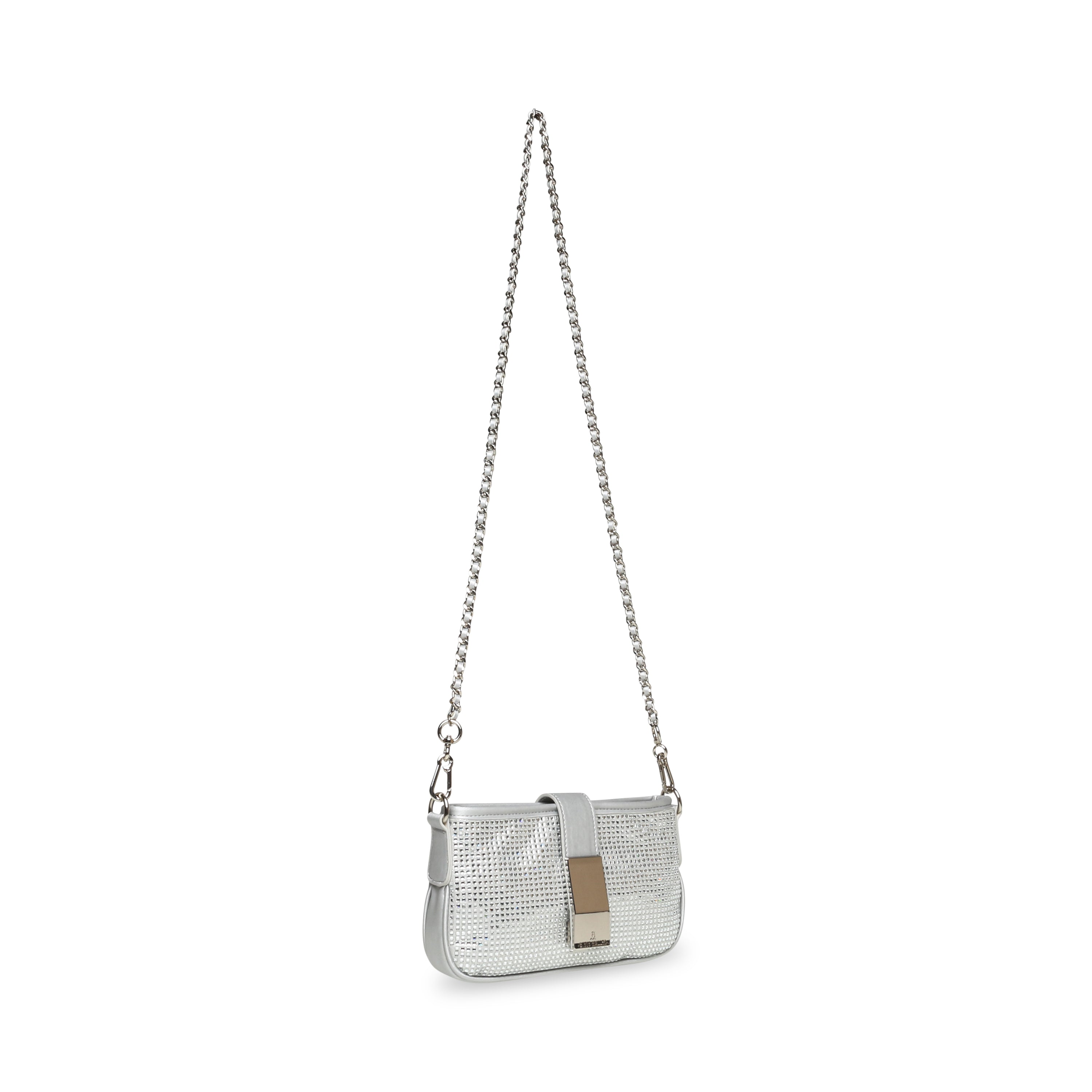 BINEZ SILVER SHOULDER BAG- Hover Image