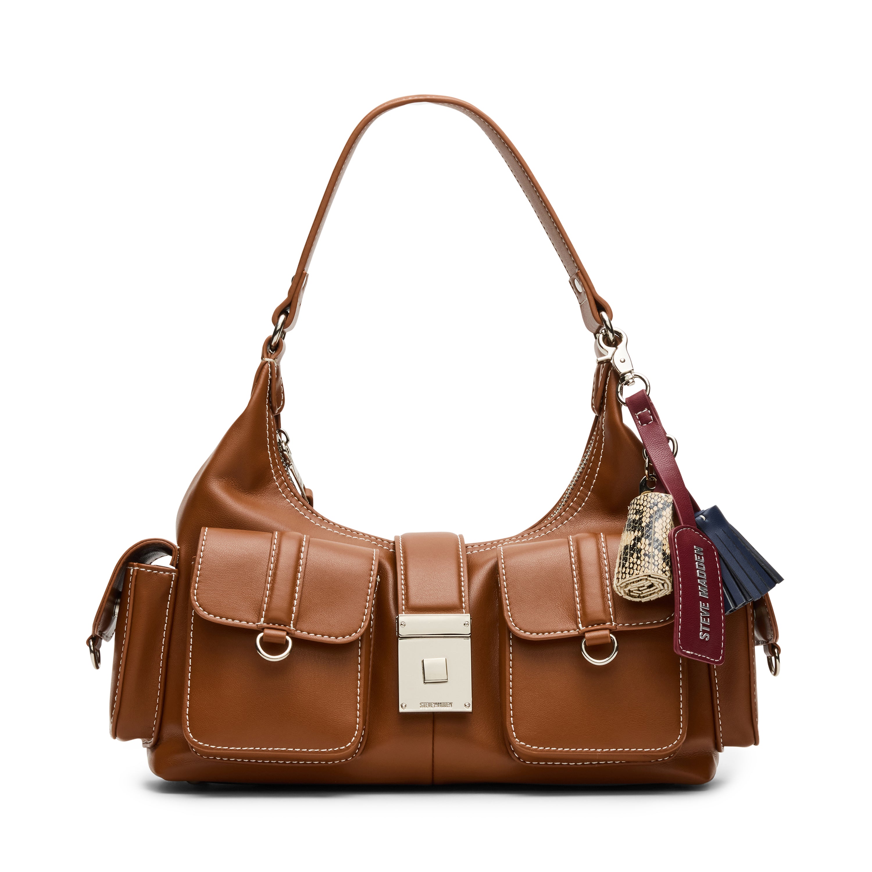 BISSAC COGNAC SHOULDER BAG