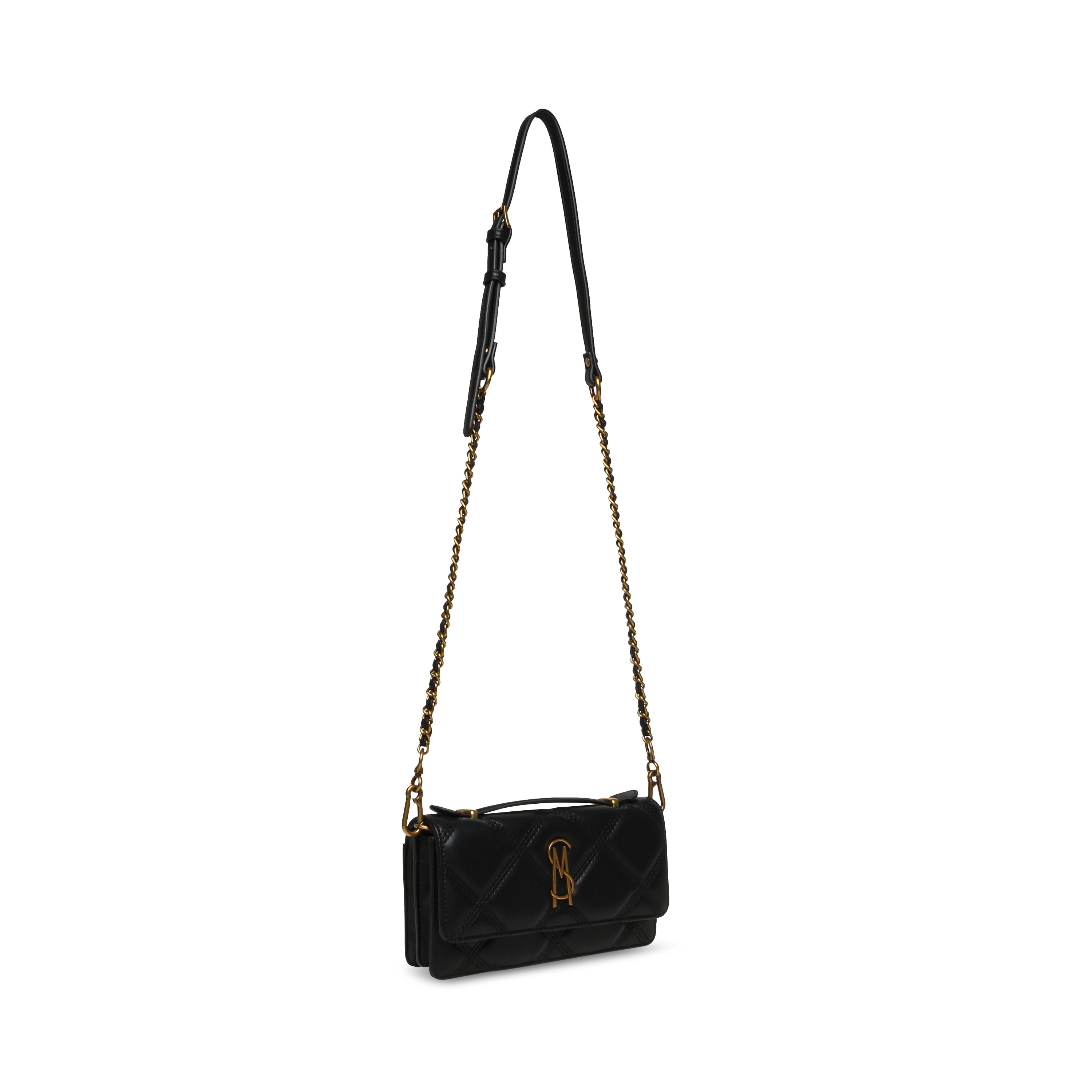 BJEFFA GOLD/BLACK CROSSBODY BAG- Hover Image