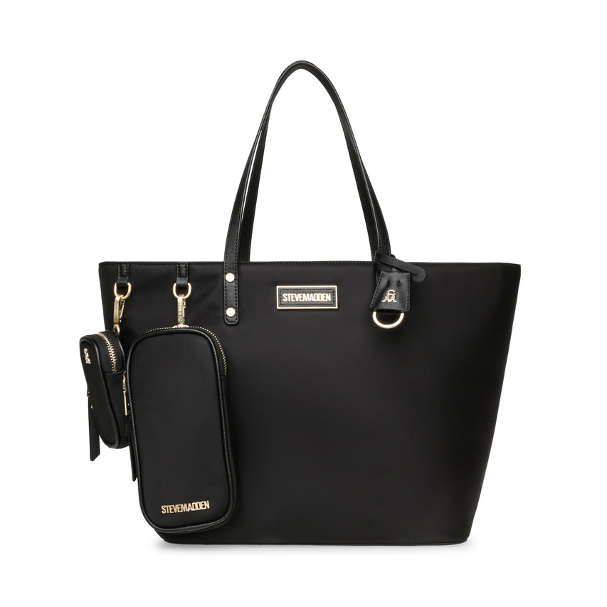 BJUDE BLACK/GOLD TOTE BAG