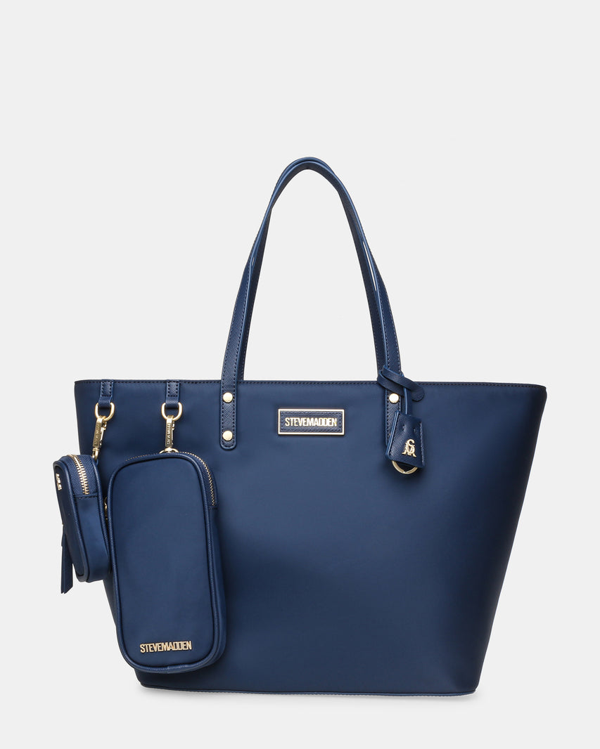 BJUDE NAVY TOTE BAG
