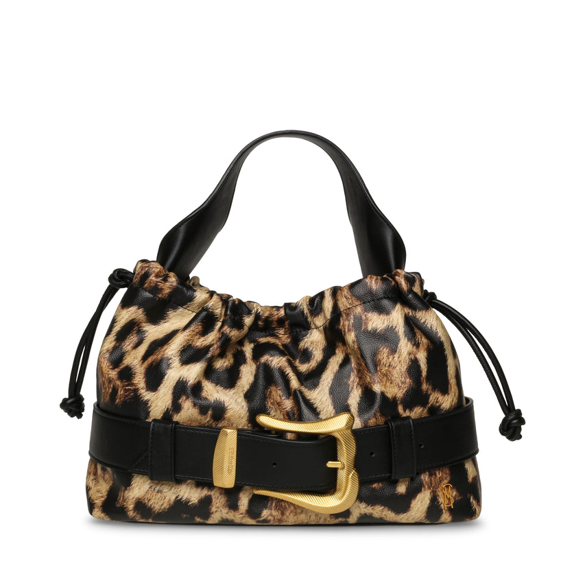 BKANNO-E LEOPARD TOP HANDLE BAG