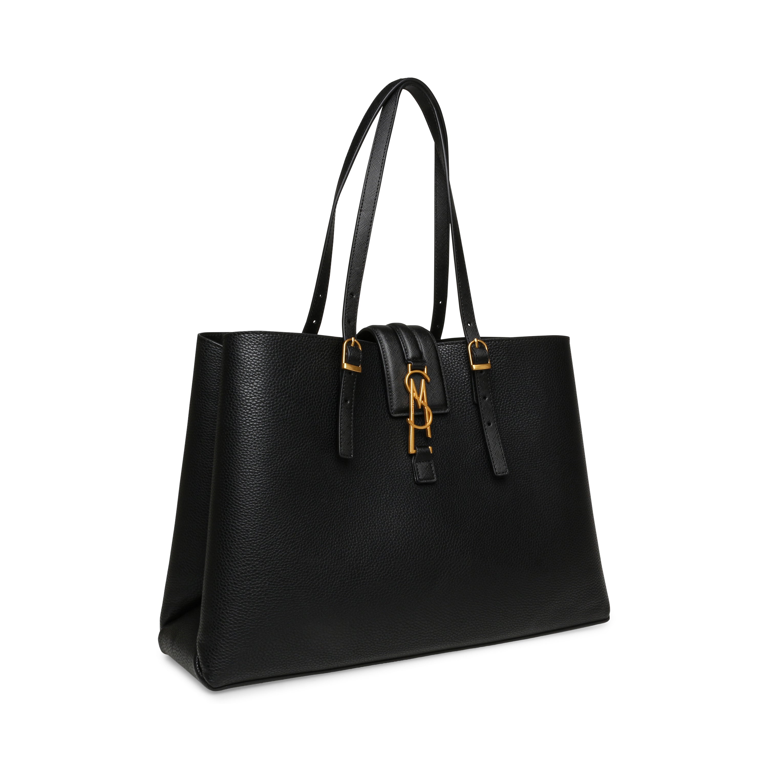 BKING-P BLACK/GOLD TOTE BAG- Hover Image