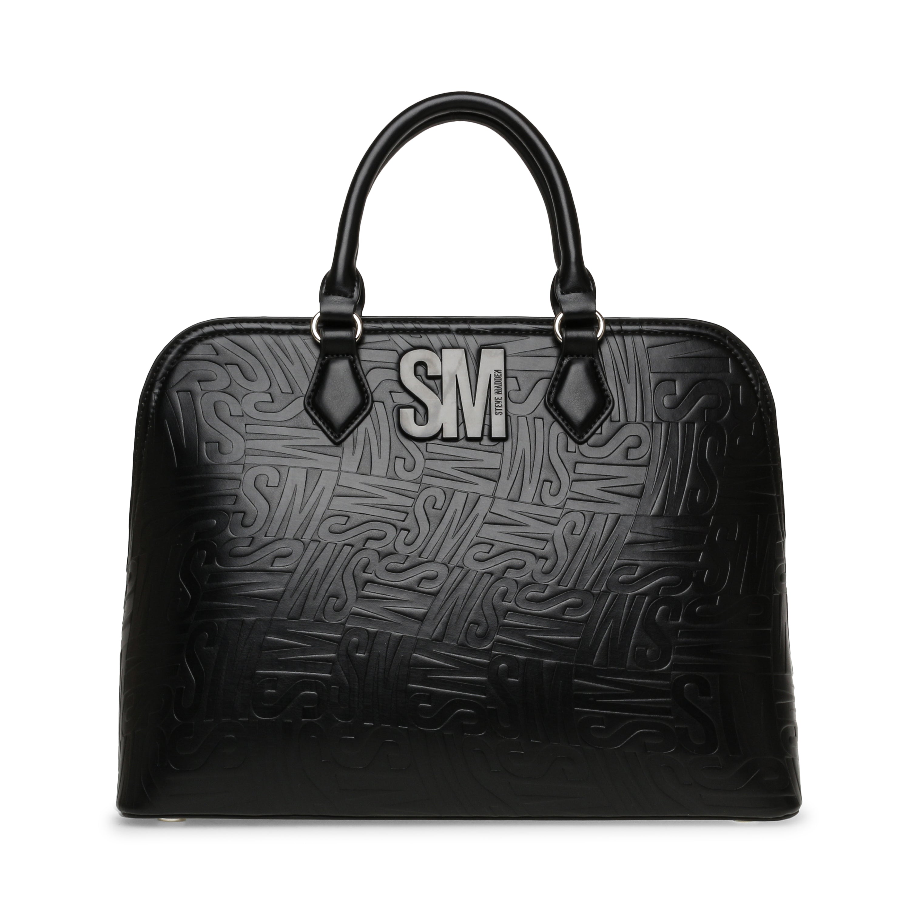 BLAUNCH BLACK/SILVER TOP HANDLE BAG