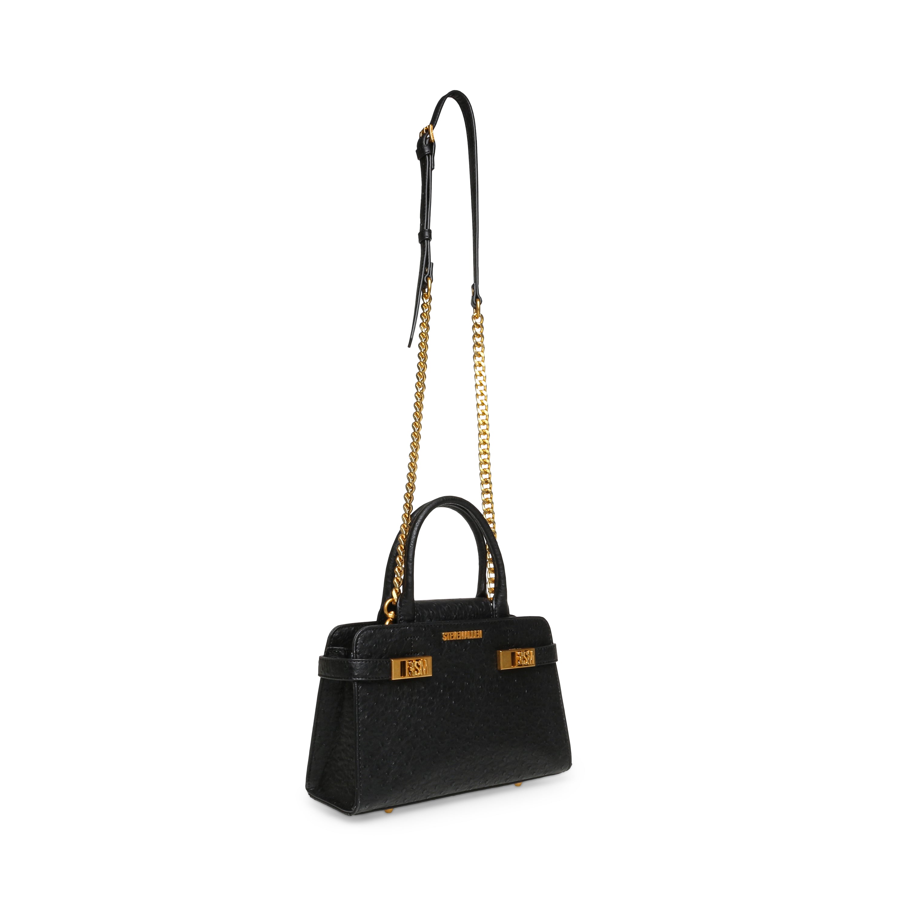 BLINDENY BLACK/GOLD SHOULDER BAG- Hover Image