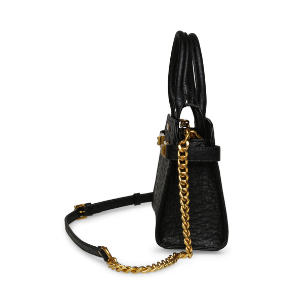 BLINDENY BLACK/GOLD SHOULDER BAG