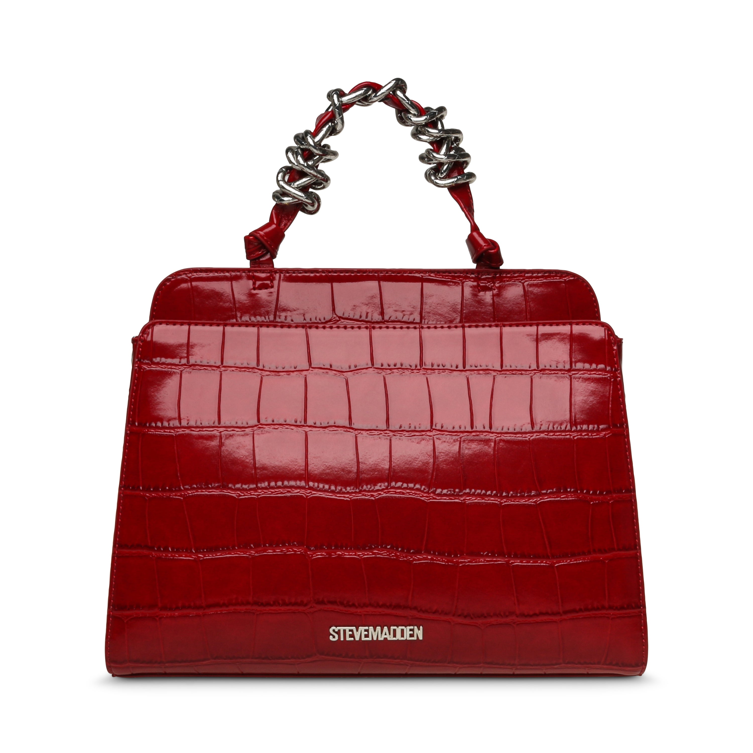 BLUNE RED SATCHEL BAG