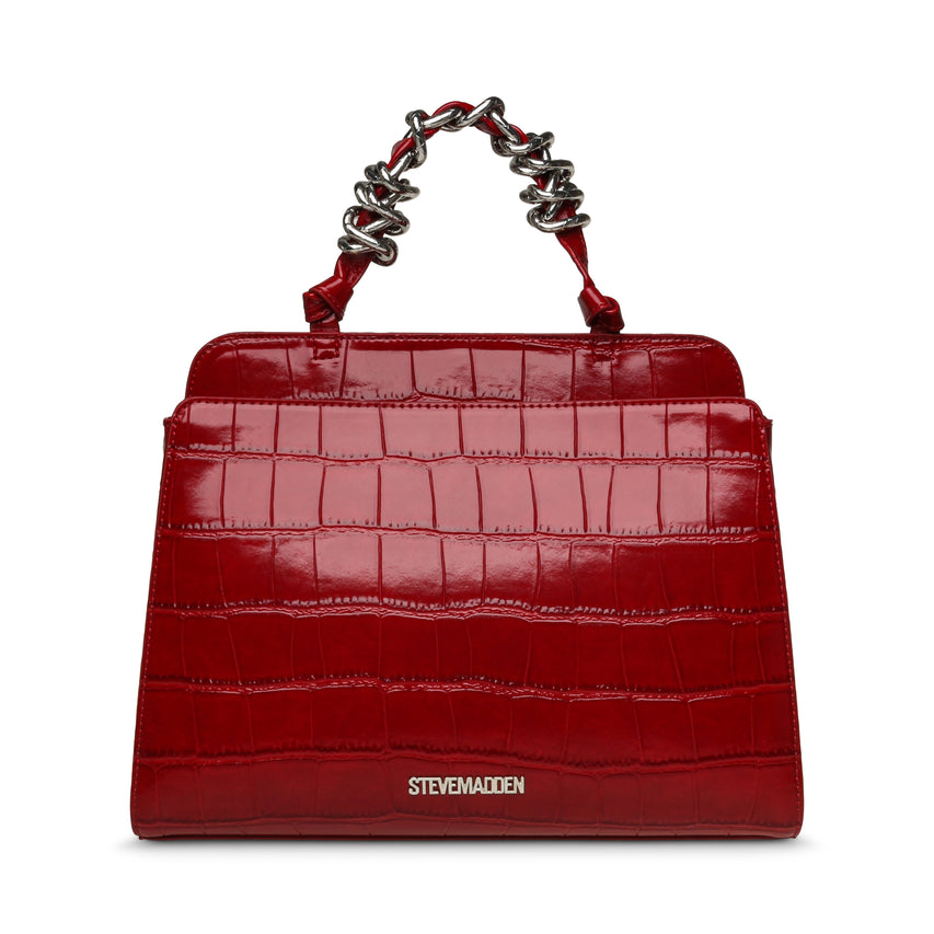 BLUNE RED SATCHEL BAG