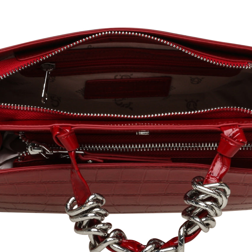 BLUNE RED SATCHEL BAG - view 5
