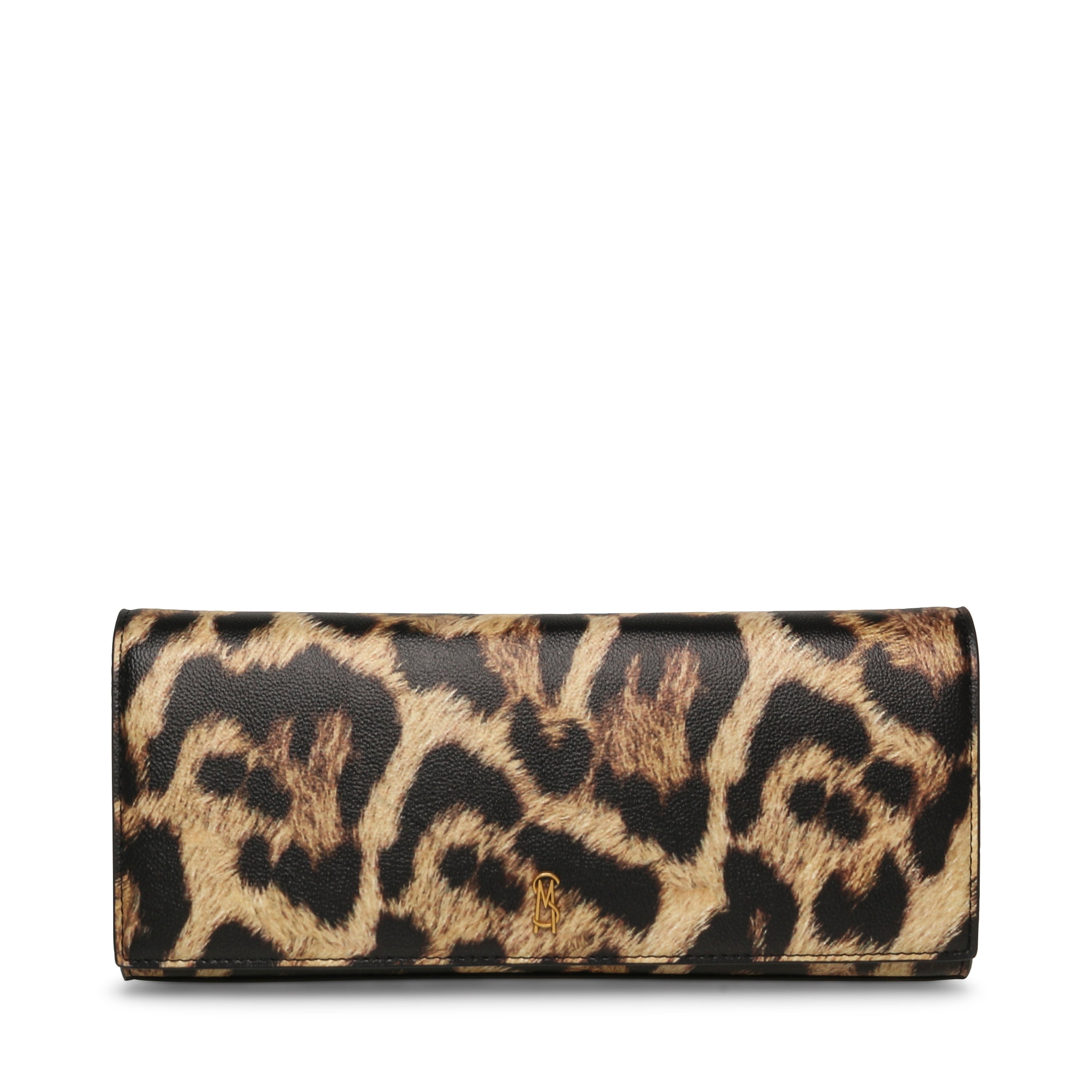 BMACKIE LEOPARD CLUTCH BAG