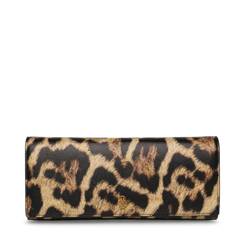 BMACKIE LEOPARD CLUTCH BAG