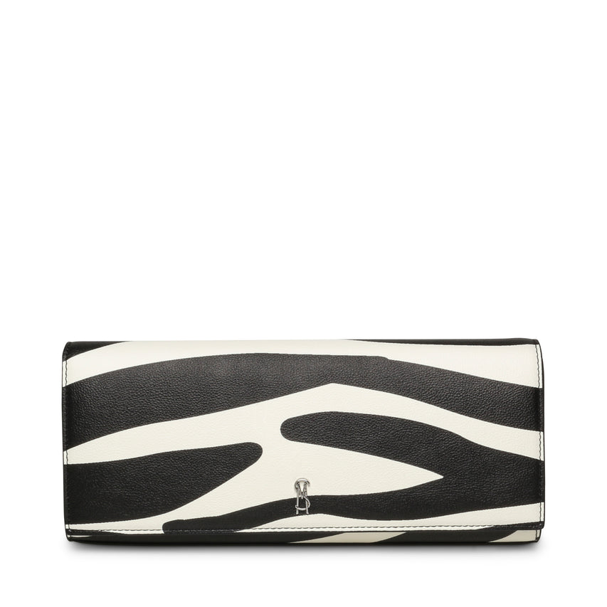 BMACKIE ZEBRA CLUTCH BAG