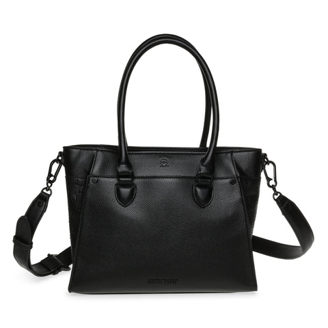 BMARIOS BLACK/BLACK TOTE BAG