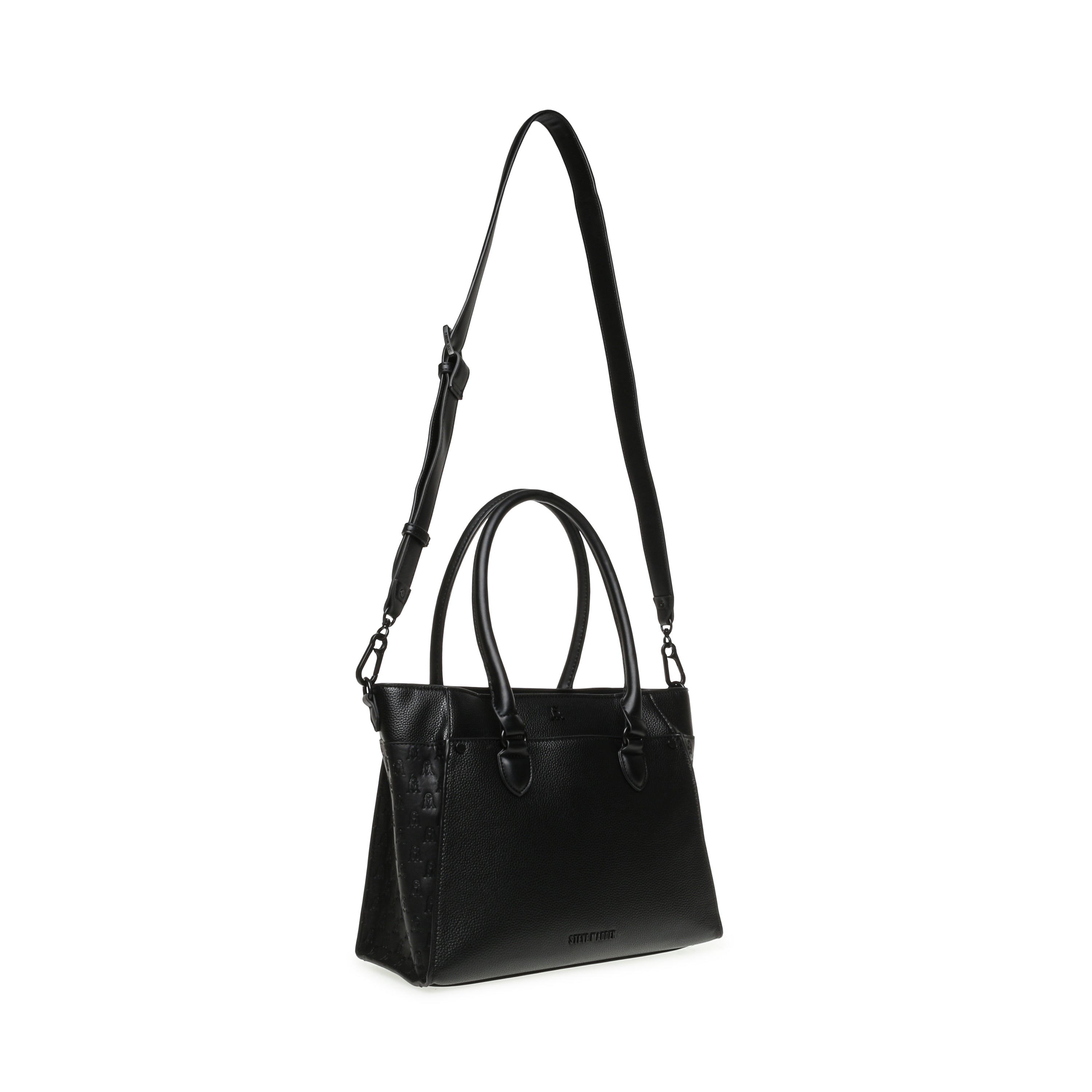 BMARIOS BLACK/BLACK TOTE BAG- Hover Image