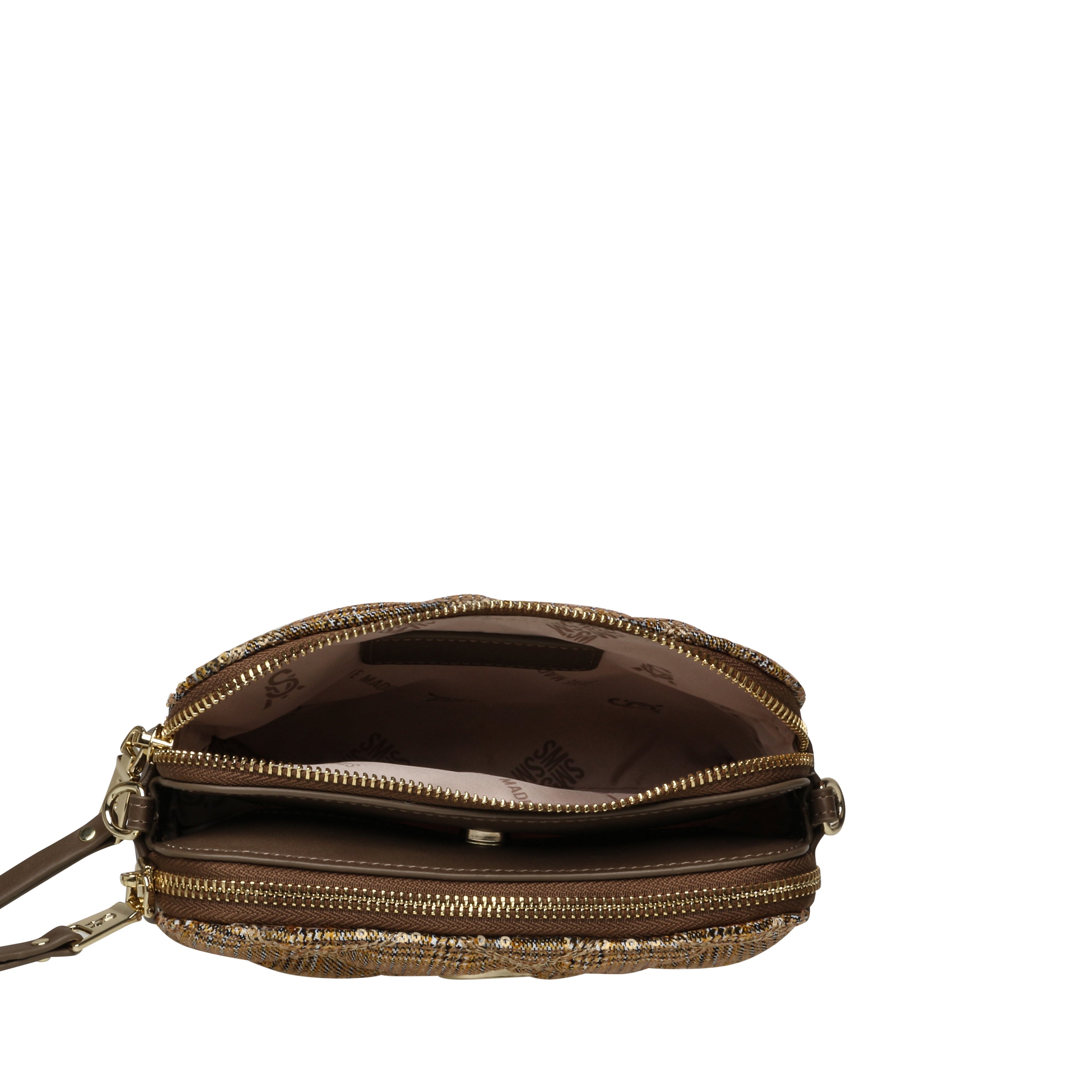 BMARVI-F TAUPE/GOLD CROSSBODY BAG