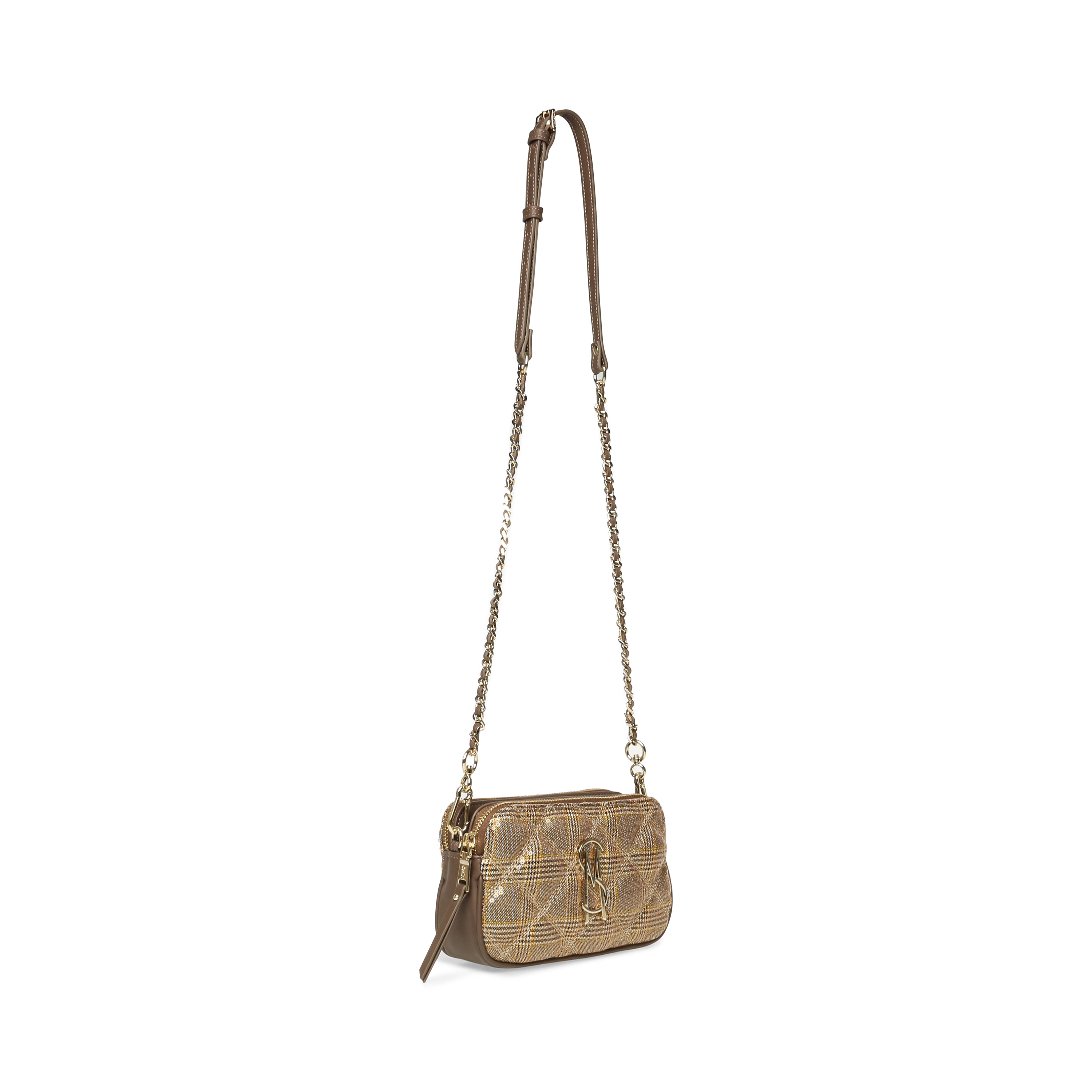 BMARVI-F TAUPE/GOLD CROSSBODY BAG