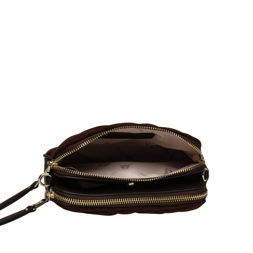 BMARVI-S BROWN/GOLD CROSSBODY BAG