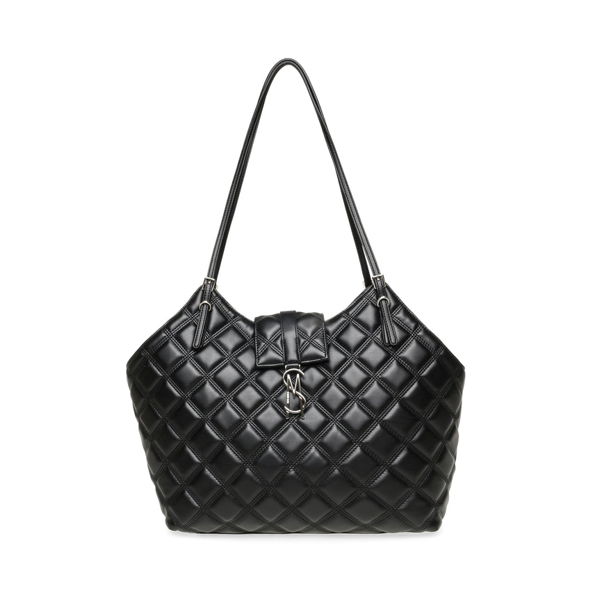 BMCKENA BLACK/NICKLE TOTE BAG