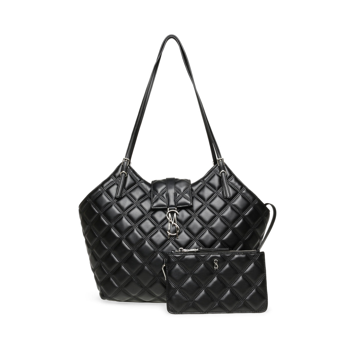 BMCKENA BLACK/NICKLE TOTE BAG - view 5