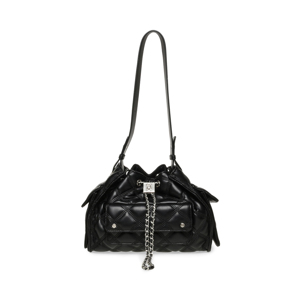 BMICKI BLACK/NICKLE HOBO BAG