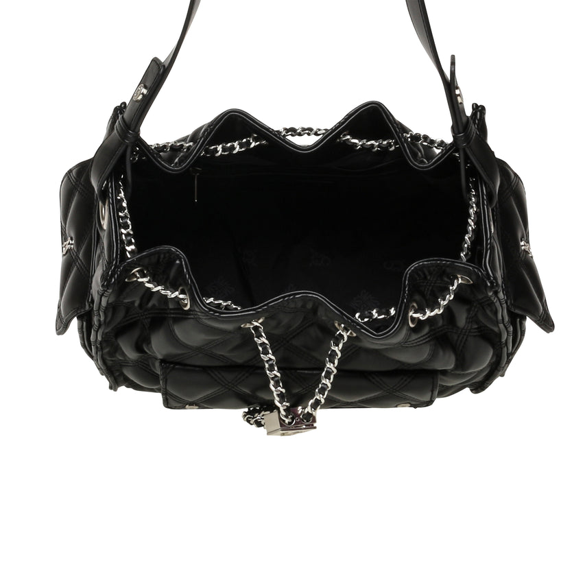 BMICKI BLACK/NICKLE HOBO BAG - view 5