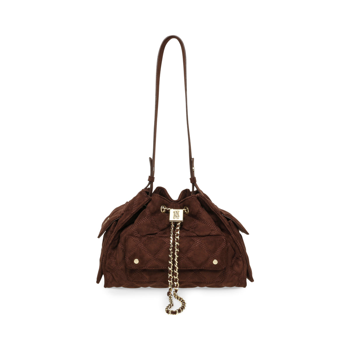 BMICKI CHOC/GLD HOBO BAG