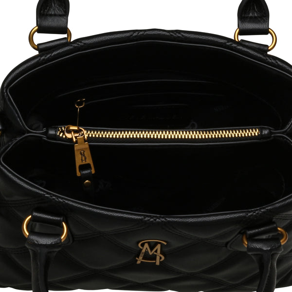 BNESSIE GOLD/BLACK TOTE BAG