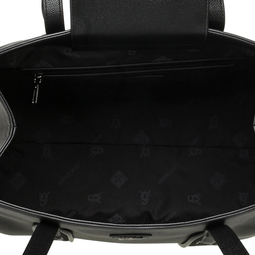 BNOOR BLK/GUNMET TOTE BAG - view 5