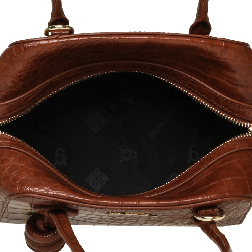 BNOVAKO COGNAC SATCHEL BAG - view 5